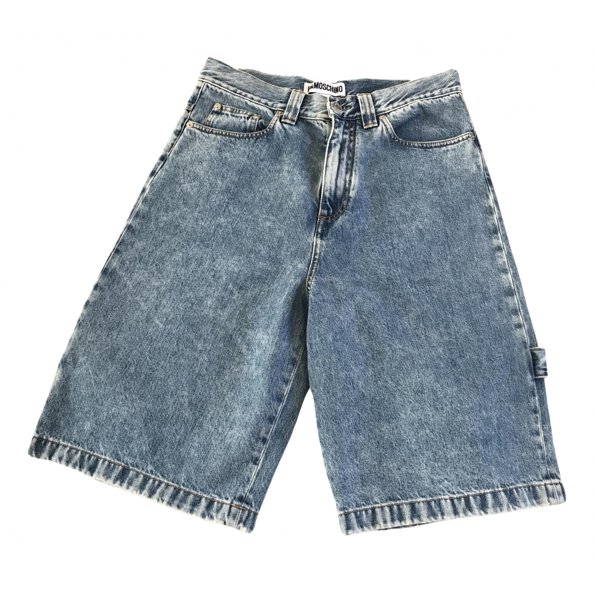 Blue denim - jeans shorts Moschino for 